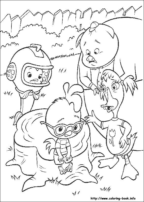 Chicken Little coloring picture